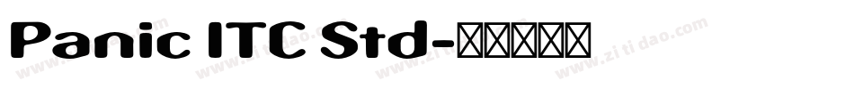 Panic ITC Std字体转换